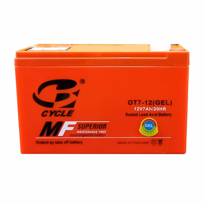 باتری دزدگیر اماکن 7 آمپرسایکل Cycle (گارانتی تعویض)