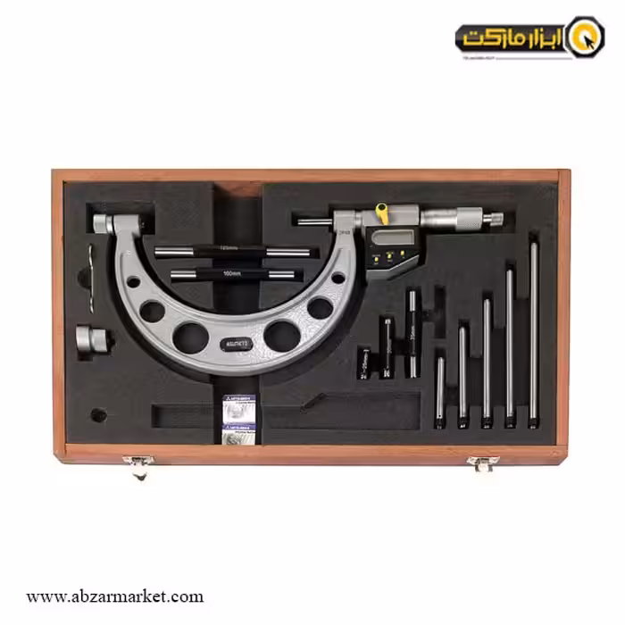 میکرومتر دیجیتال آسیمتو 150-0 خارج سر تعویض شو مدل 0-06-115