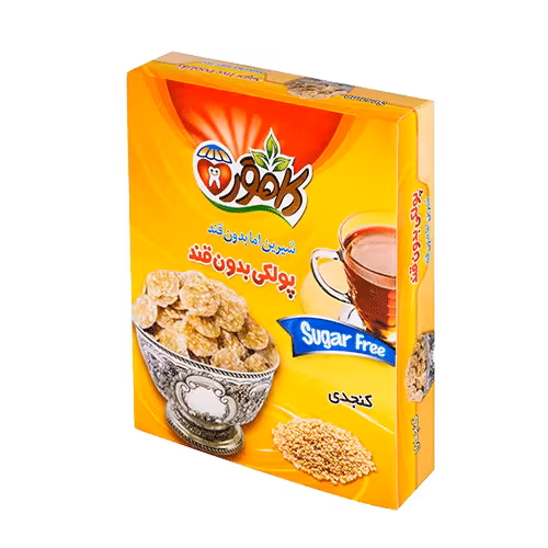 پولکی کنجدی بدون قند کامور