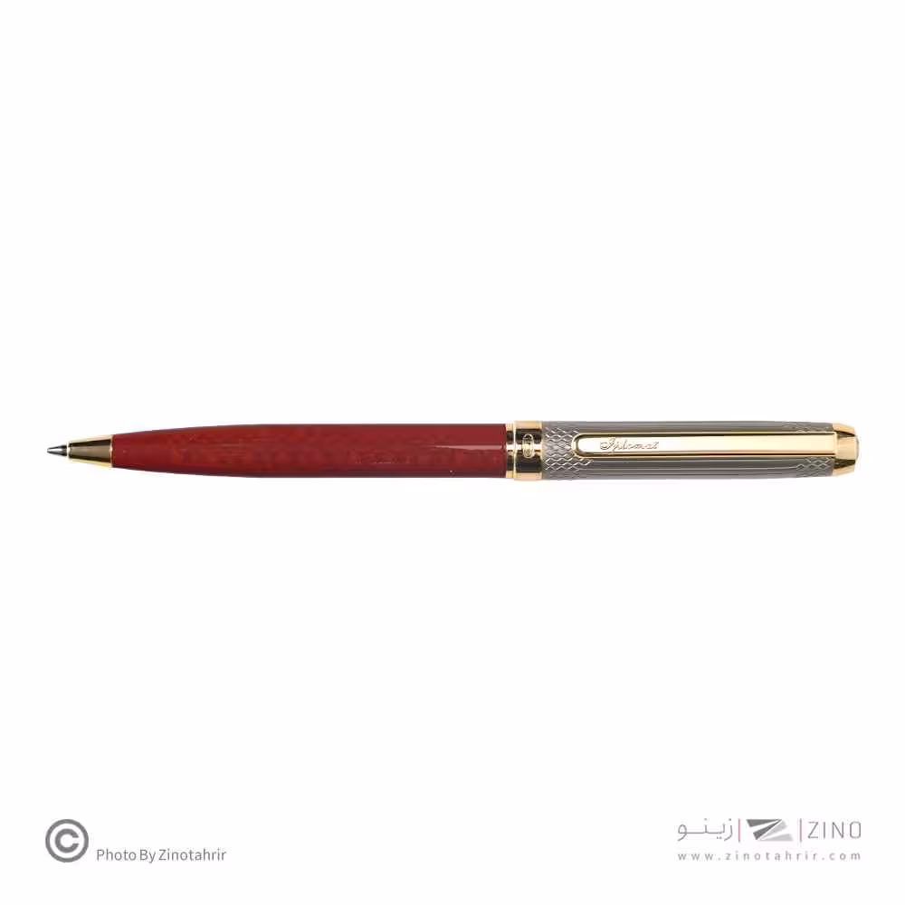 خودکار نفیس ایپلمات لرد نیمه لاکی قرمز و مشکی