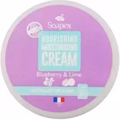 کرم مرطوب کننده دست و صورت سوپکس مدل بلوبری و لیمو کاسه ای حجم 220 میلی لیتر