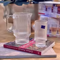 پارچ بلور شیاردار دلی گلس DELI GLASS