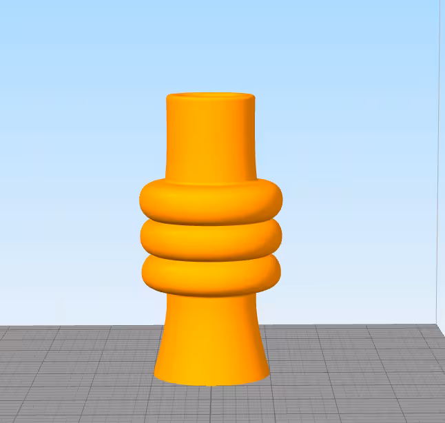 مدل سه بعدی گلدان فانتزی کد01 (STL)