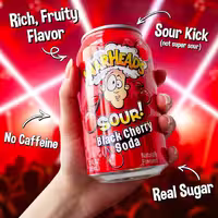 نوشیدنی ترش وارهدز با طعم گیلاس (355 میل) warheads
