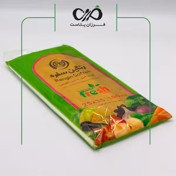 کیسه فریزر 25×35 چسبی تقویمی رنگین سفره (100 برگ)