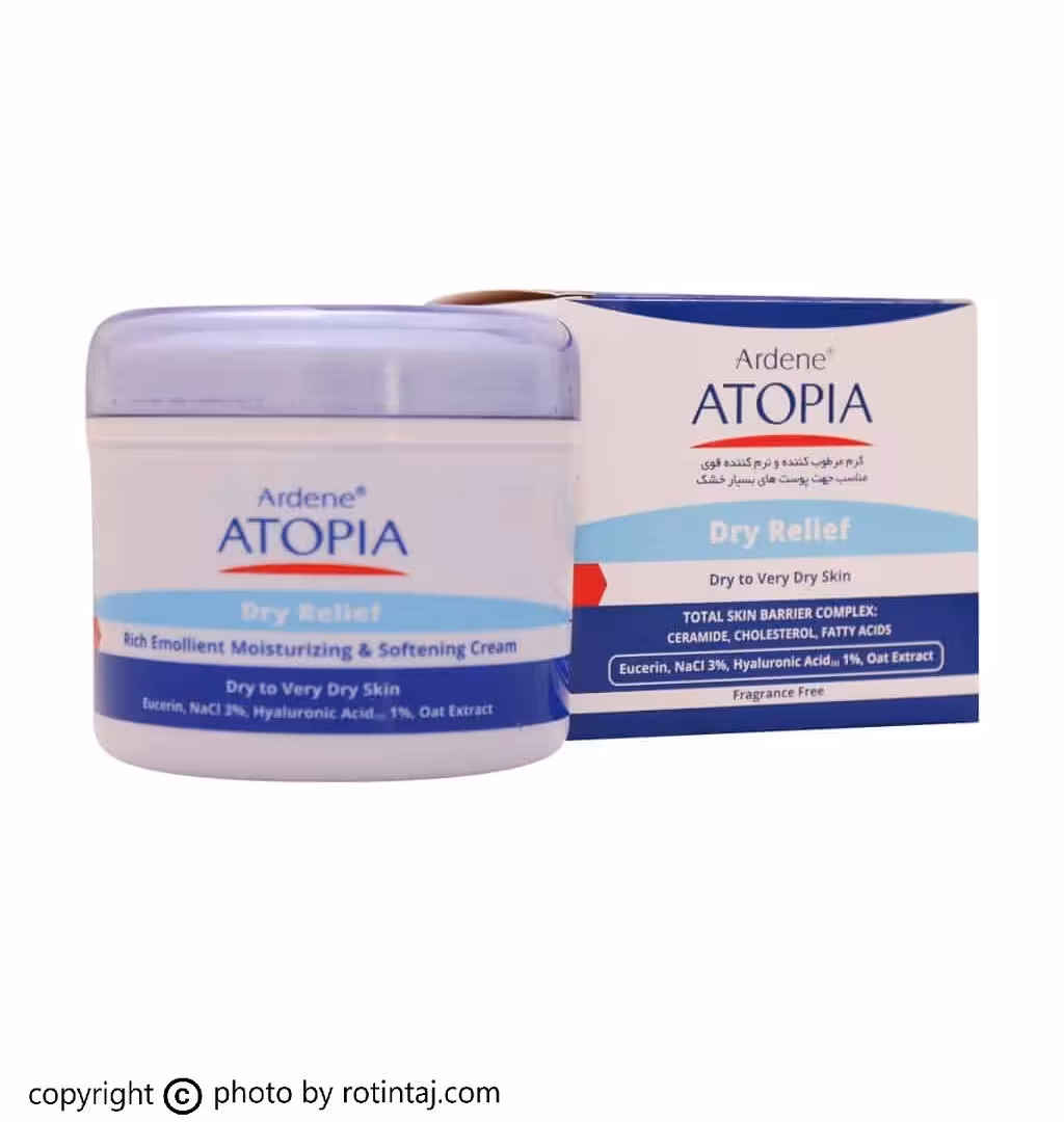 کرم کاسه ای مرطوب کننده و نرم کننده قوی آتوپیا آردن مناسب پوست بسیار خشک 150 میلی