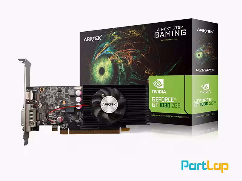 کارت گرافیک آرکتک Arktek Nvidia GeForce GT 1030 ظرفیت 2GB