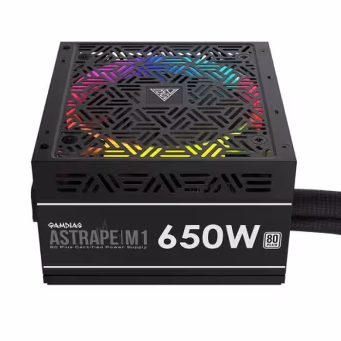 پاور GAMDIAS ASTRAPE M1‑650W – آکبند (گارانتی تمام‌شده)
