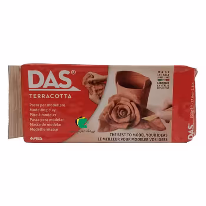 خمیر مجسمه سازی داس سفالی مدل گل هوا خشک