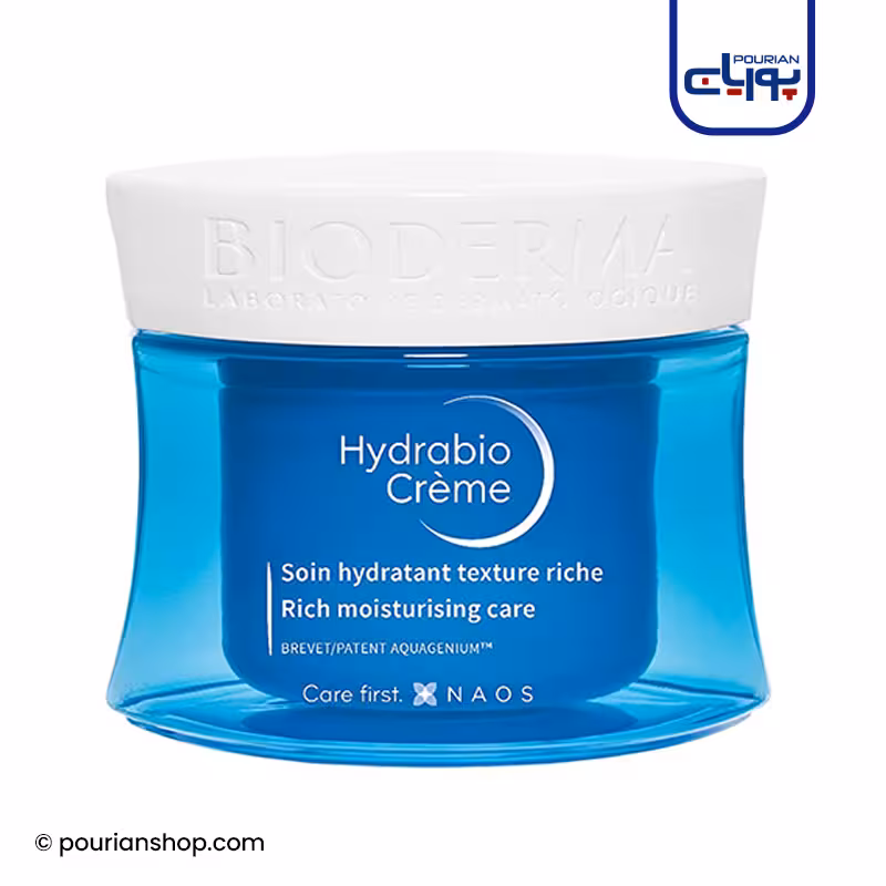 کرم مرطوب کننده و آبرسان هیدرا بیو بایودرما_BIODERMA HYDRABIO RICH MOISTURISING CREAM 50ML