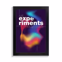 تابلو تایپوگرافی طرح Experiment کد PF-15080