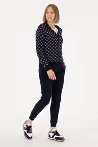 شلوار راحتی زنانه سرمه ای یو اس پولو