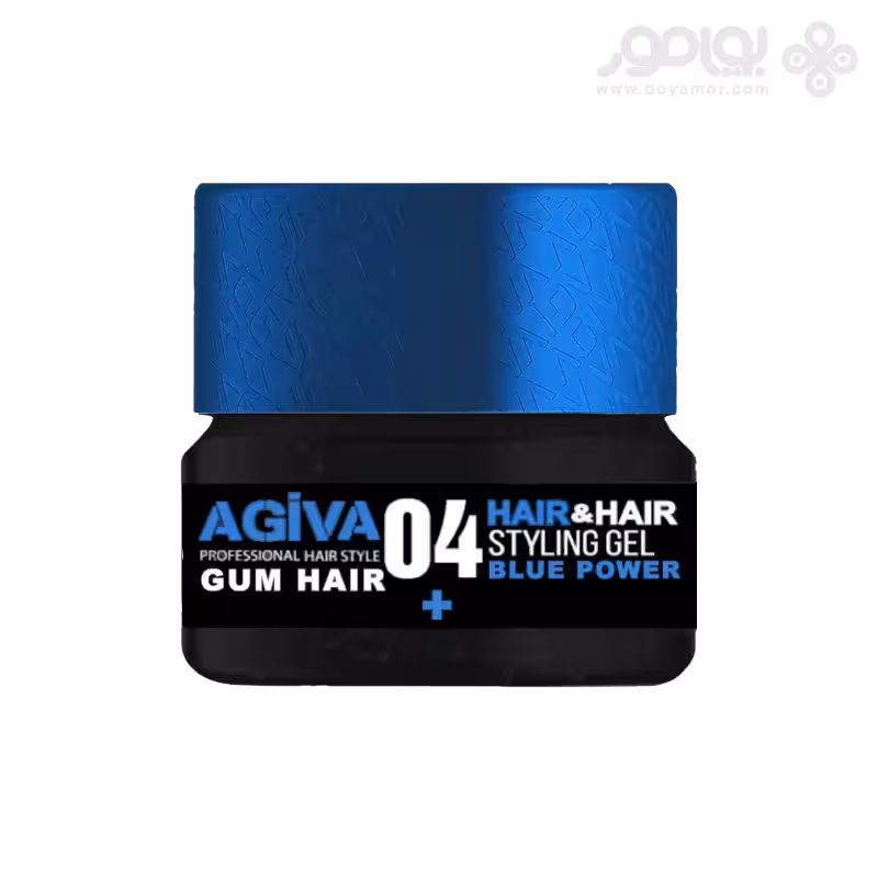 ژل مو آگیوا شماره 04 مدل Blue Power حجم 200 میل