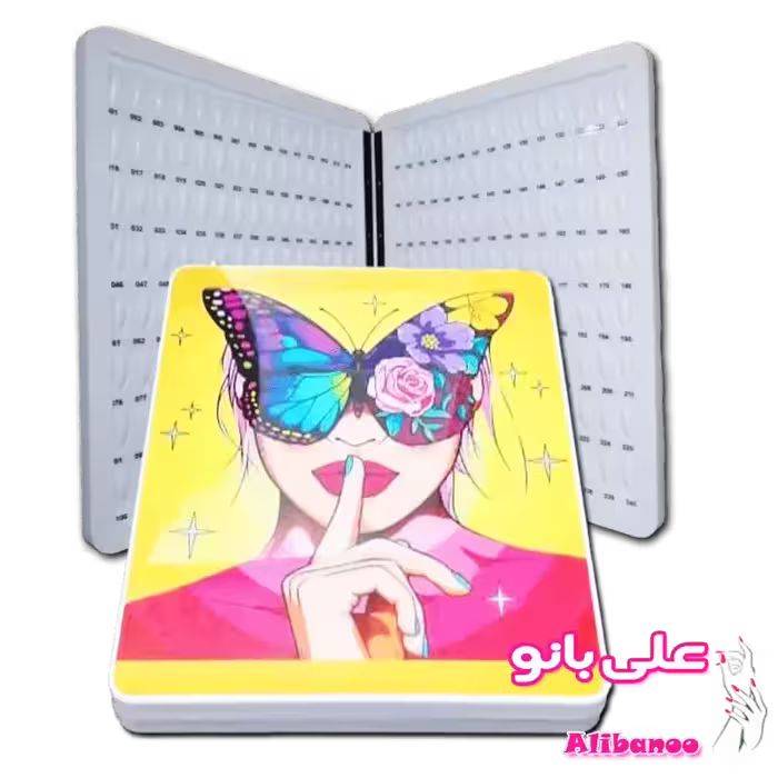 آلبوم کالیته ناخن 240 عددی پلکسی طرح 9
