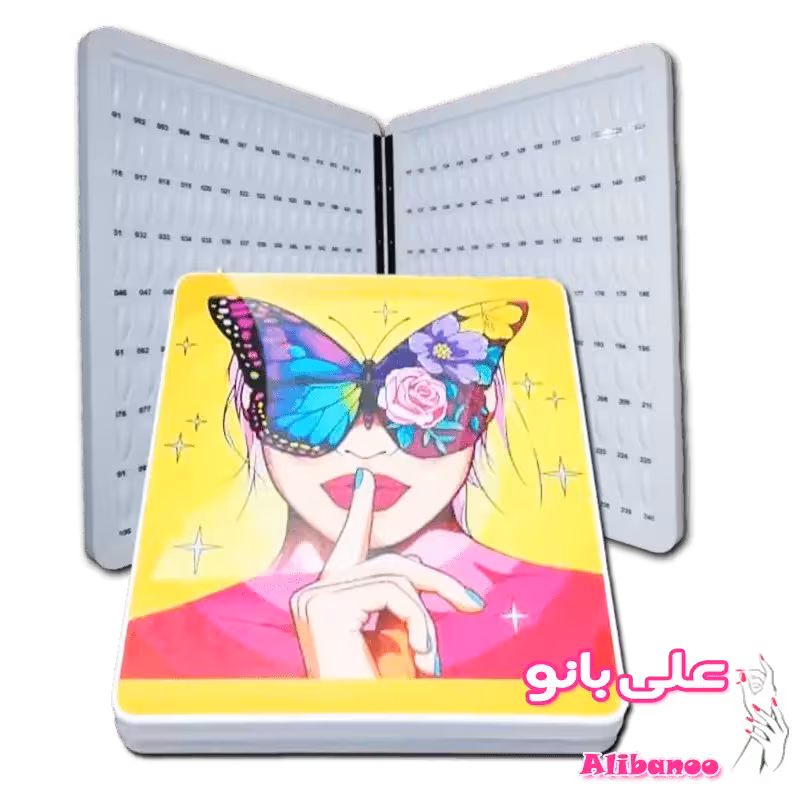 آلبوم کالیته ناخن 240 عددی پلکسی طرح 9