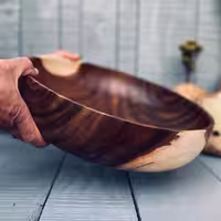 کاسه چوبی آکاسیا کد 0101