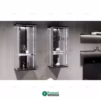 بوفه دکوراتیو فریم لس شیشه مدل Ornameta فانتونی P206