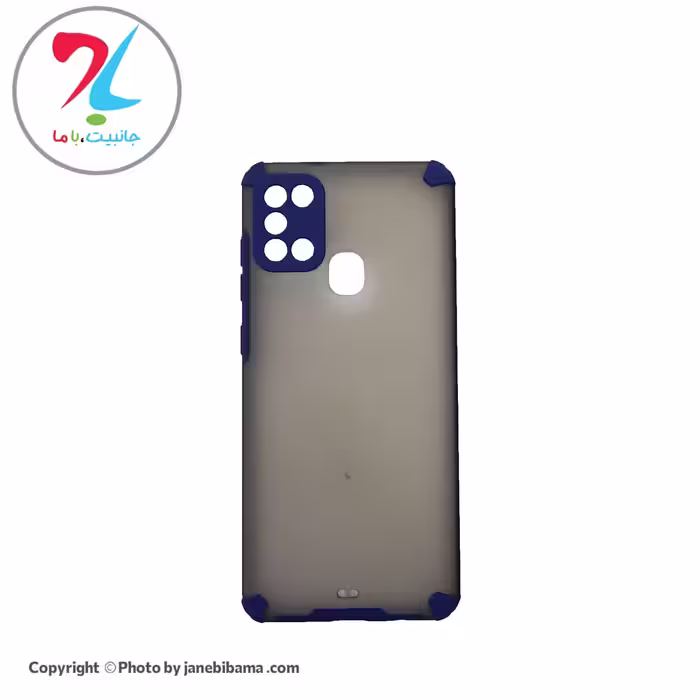 قاب گوشی سامسونگ Samsung A21S مدل پشت مات دور رنگی - آبی سورمه ای