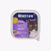 ووم گربه وینستون (Winston) با طعم مرغ وزن 100 گرم