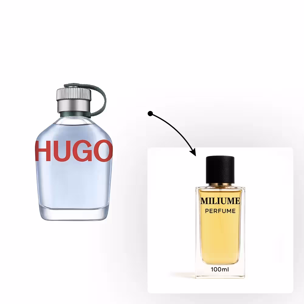 اسانس عطر Hugo Boss Hugo Man برند RenneTouch - کد 1473 - هوگو باس هوگو من 100ML - میلیوم پرفیوم