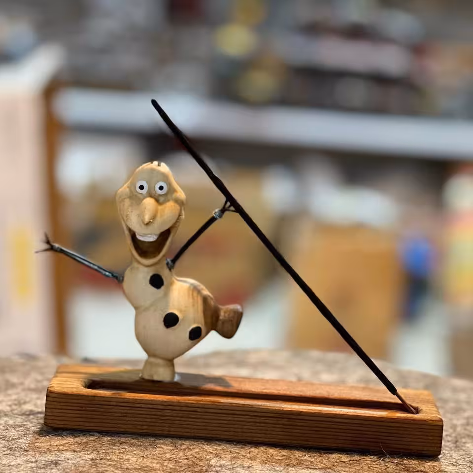 جاعودی چوبی آدم برفی