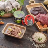 کنسرو 200 گرمی نوول با طعم گوشت گوسفند و گوساله