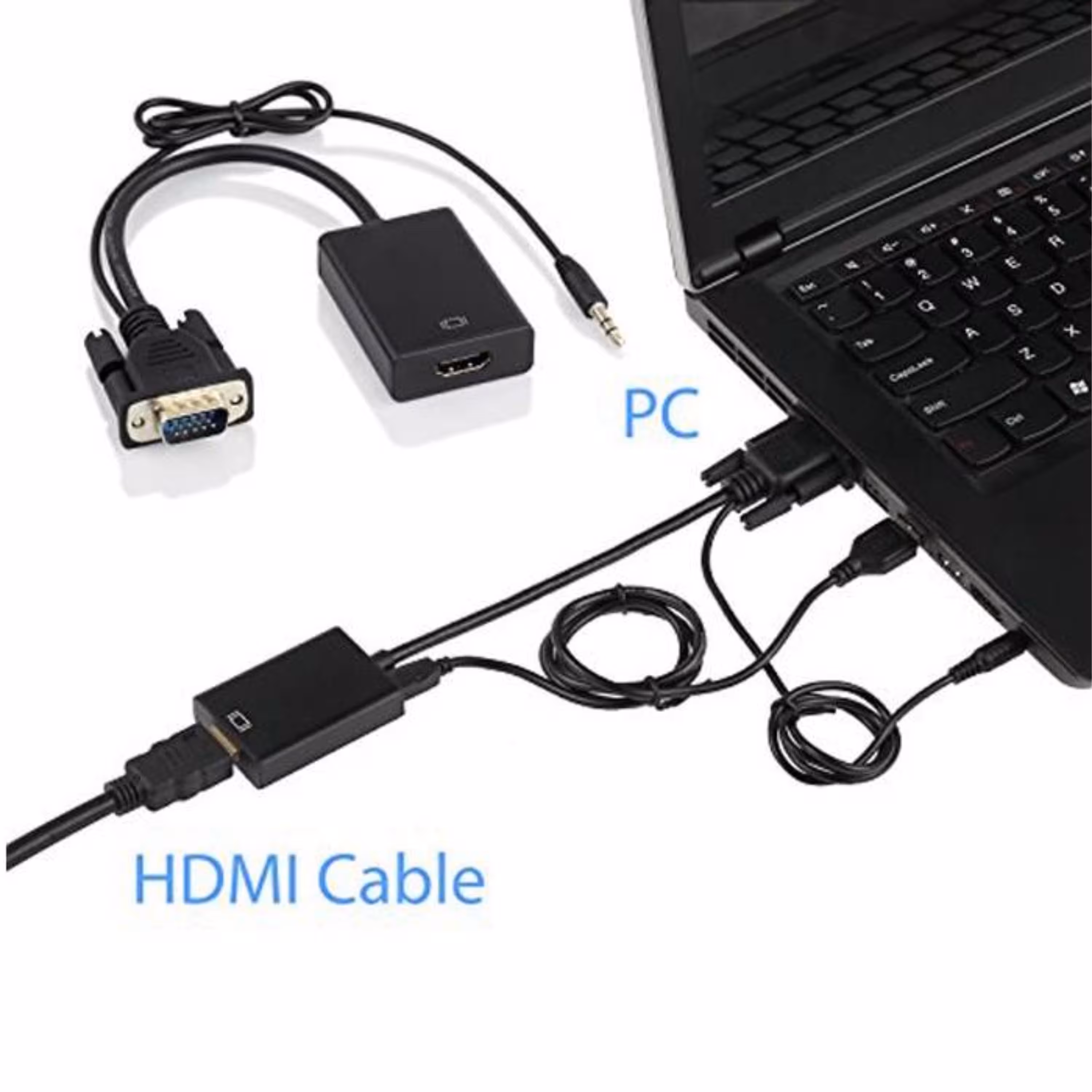 مبدل VGA به HDMI مدل HDCP