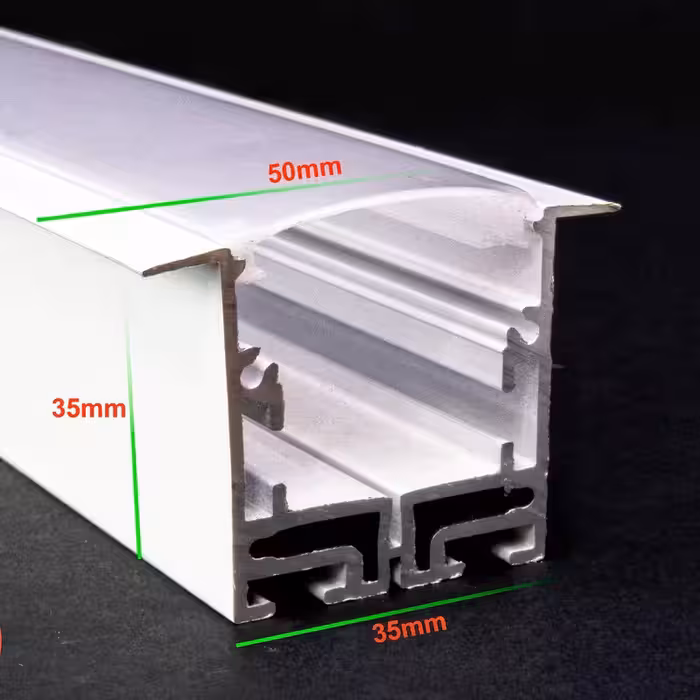پروفیل لاین نوری کد B100 مشکی و سفید . چراغ خطی لاینر .(ارسال با باربری و هزینه ارسال بصورت پس کرایه میباشد)