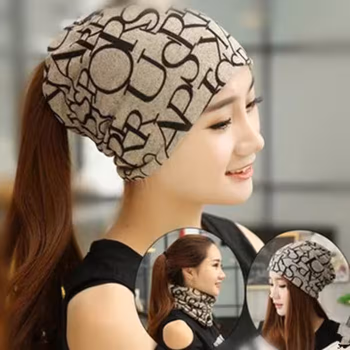 کلاه و دستمال سر پاییزه مدل HA-4