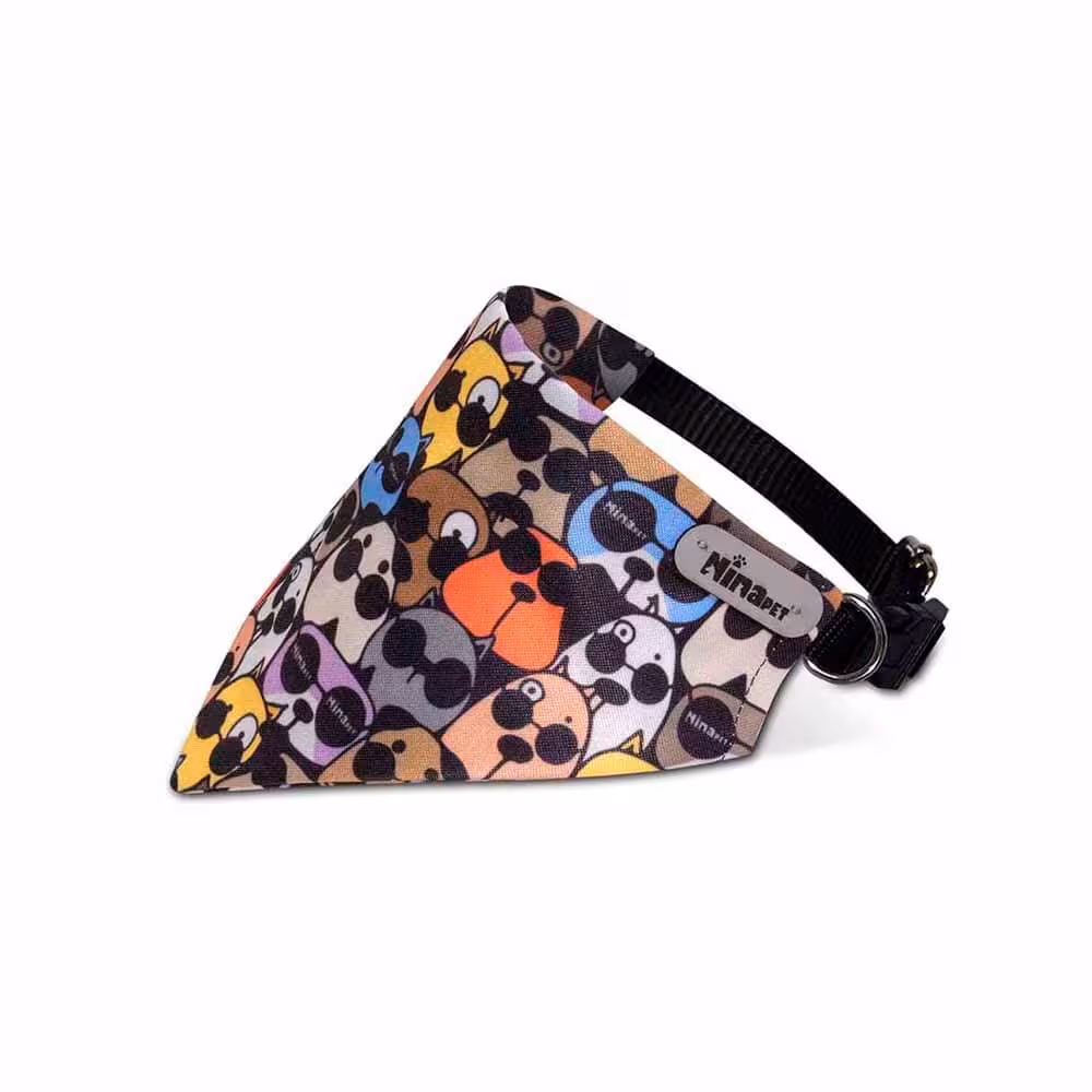 قلاده دستمال گردن گربه نیناپت مدل عینک