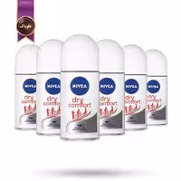 6 عدد مام رول ضدتعریق زنانه نیوا NIVEA مدل حس خشک و آرامش‌بخش Dry Comfort حجم 50 میلی‌ لیتر (اورجینال)