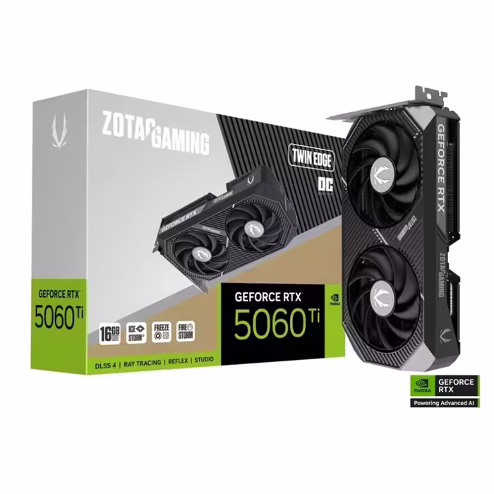 کارت گرافیک زوتک مدل RTX 5060 Ti Twin Edge 16GB