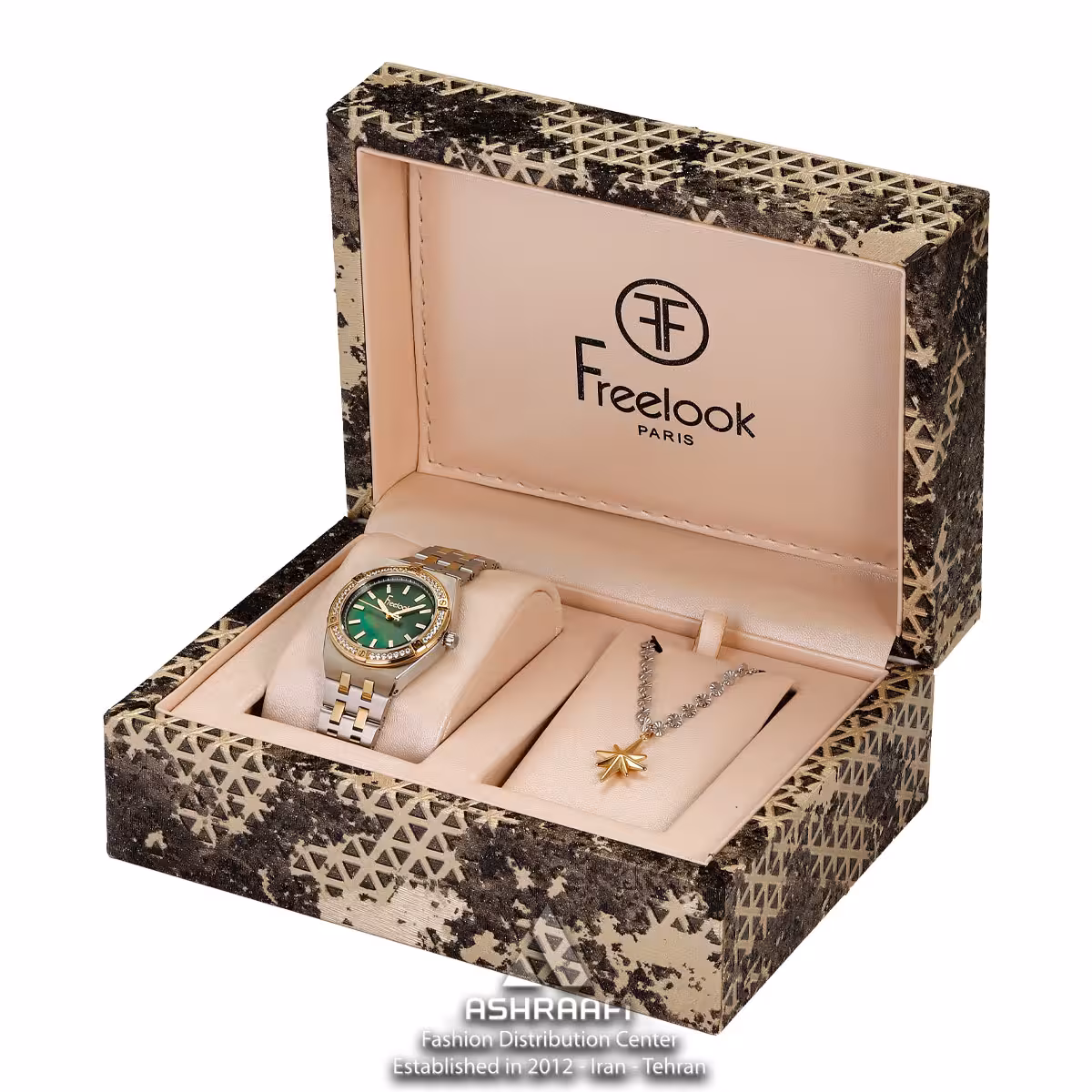 ست ساعت و گردنبند فری لوک Freelook FL110453-4SET161