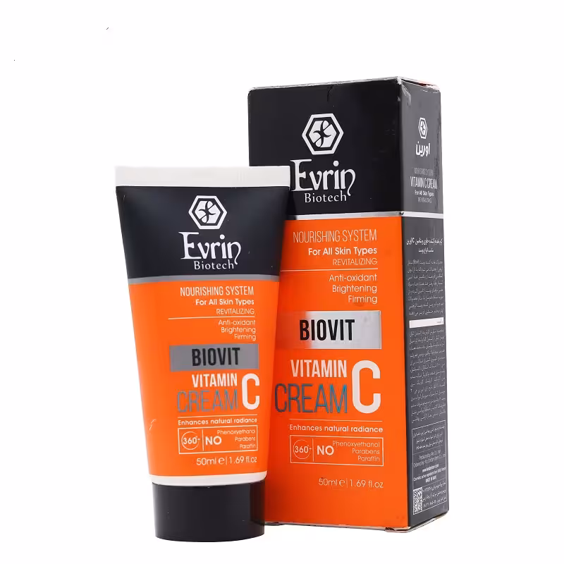 کرم تغذیه کننده پوست دارای ویتامین C اورین بیوتک 50 میل