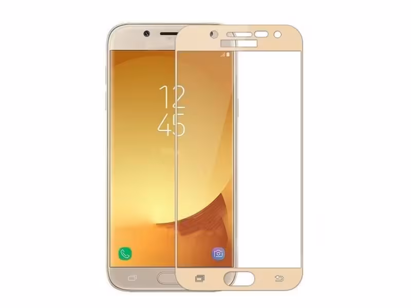 گلس فول سامسونگ J5 Pro طلایی