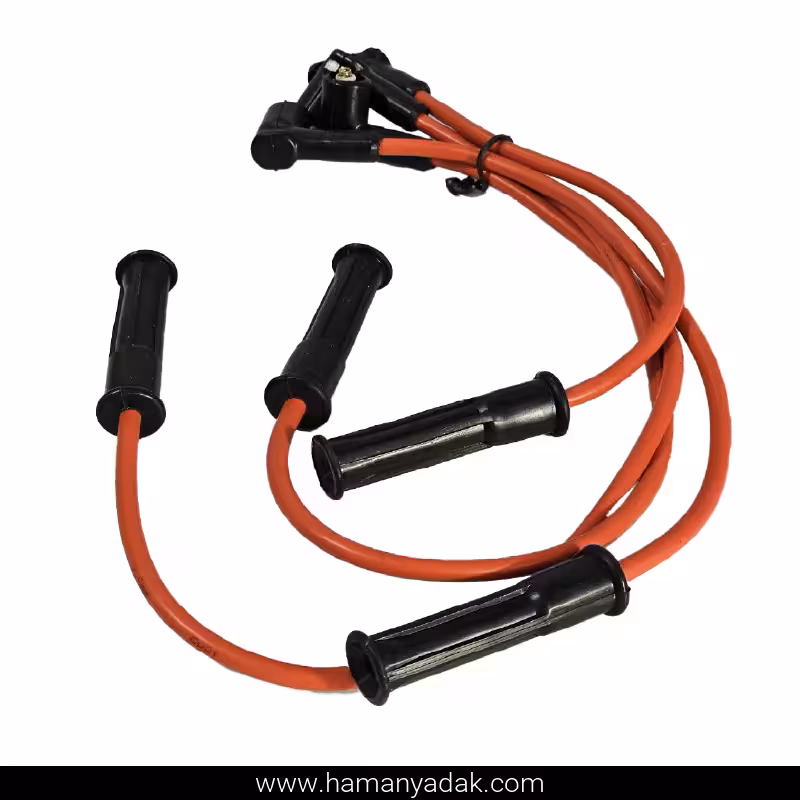 وایر شمع تقویتی پراید ساژم سر سیم برنجی برند قدر قطعه