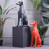 سگ دکوراتیو مدل نشسته کدکالا 120