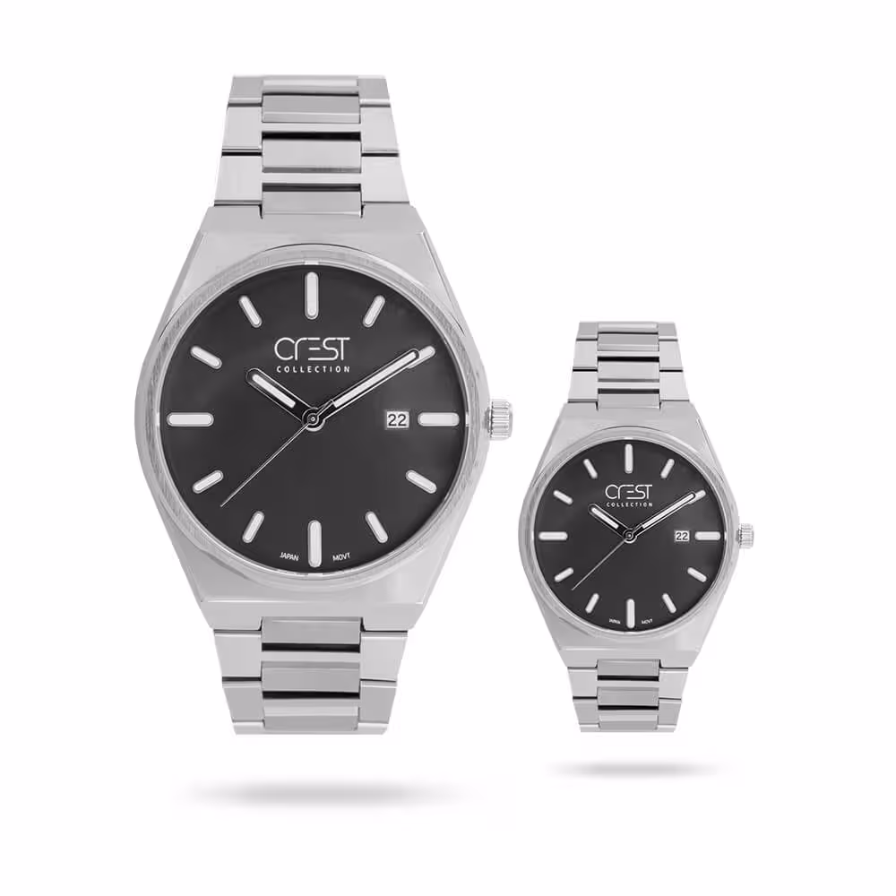 ساعت مچی ست زنانه مردانه کرست5-CREST-6287