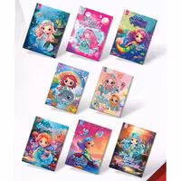 دفتر60برگ سیمی سیمی مجلد فانتزی عرش کد193