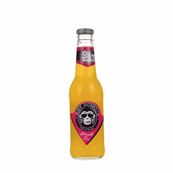 نوشابه گازدار مانگو پشن فروت آیسی مانکی 250 میلی لیتری