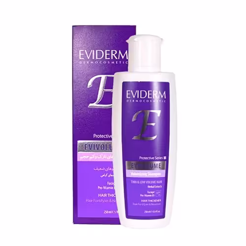شامپو حجم دهنده اوی ولوم اویدرم Eviderm Evivolume Volumizing Shampoo