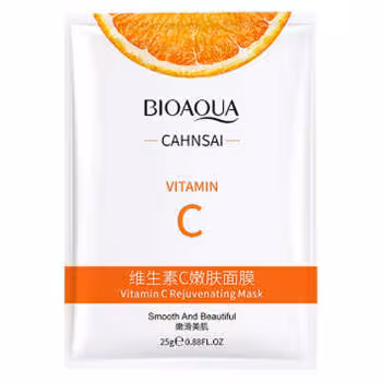 ماسک صورت بایو آکوا مدل ویتامین سی وزن 25 گرم