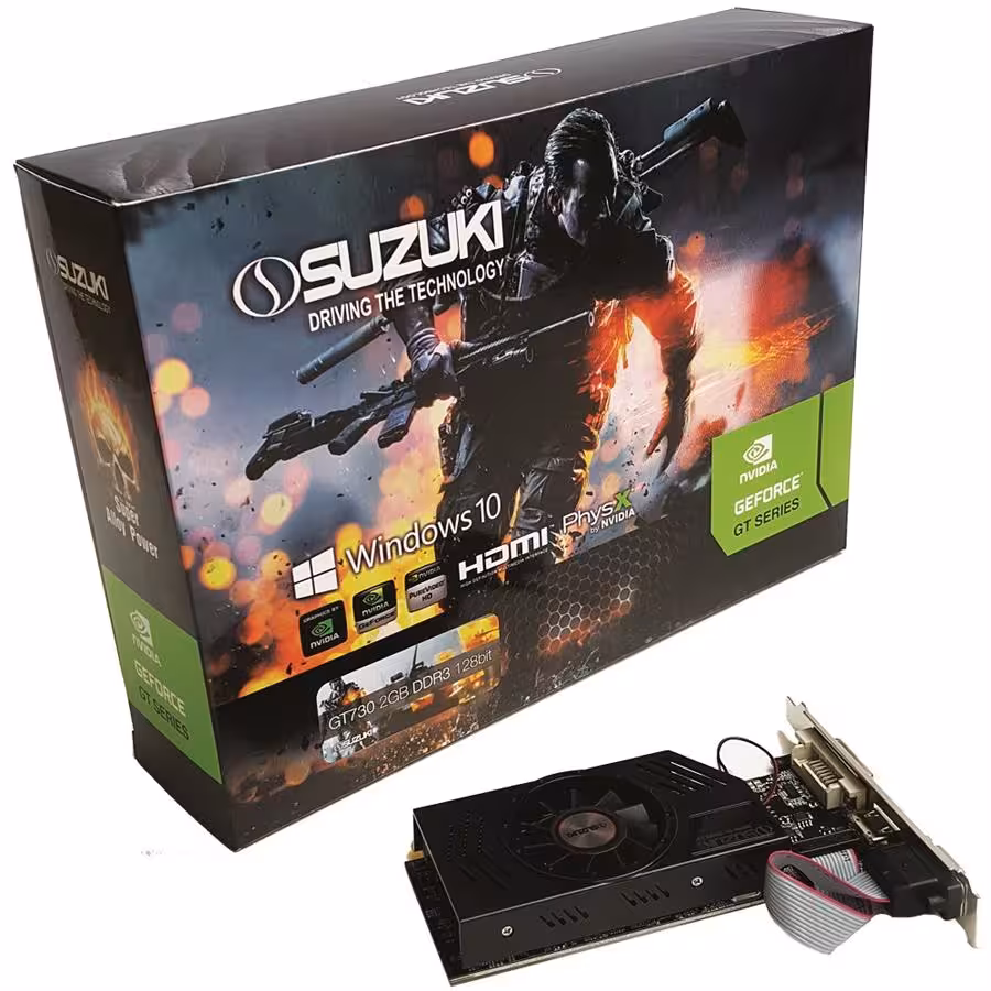 کارت گرافیک سوزوکی مدل جی تی 730 با ظرفیت 2 گیگابایت