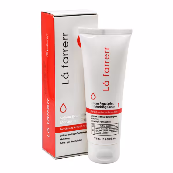 کرم مرطوب کننده لافارر مناسب پوست های چرب و آکنه ای