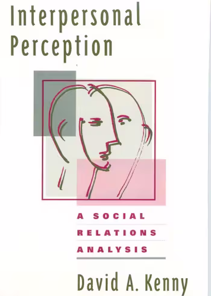 خرید و دانلود نسخه کامل کتاب Interpersonal Perception: A Social Relations Analysis