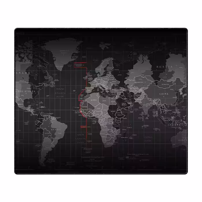 ماوس پد گیمینگ طرح World Map