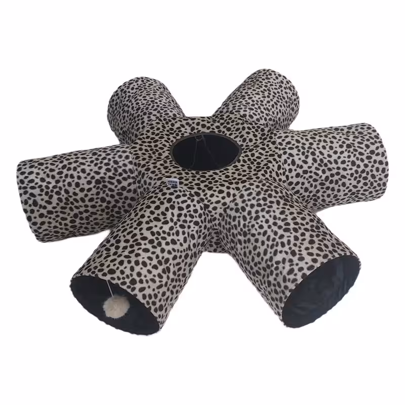 اسباب بازی گربه آدریاناپت مدل تونل شش کانال طرح پاروباهی | چاوه