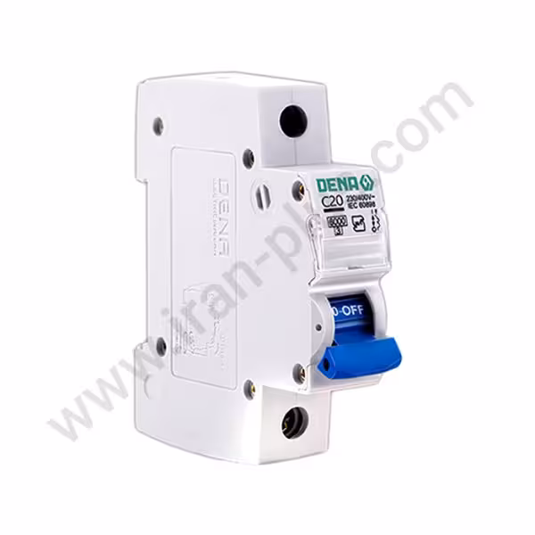 فیوز مینیاتوری تک پل 20 آمپر دناالکتریک مدل C20-6KA