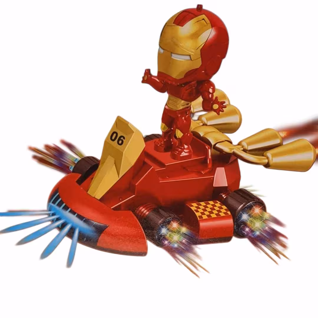 ربات آیرون من کد 43 چراغدار موزیکال 76-617 کد 174252 خارجی 00