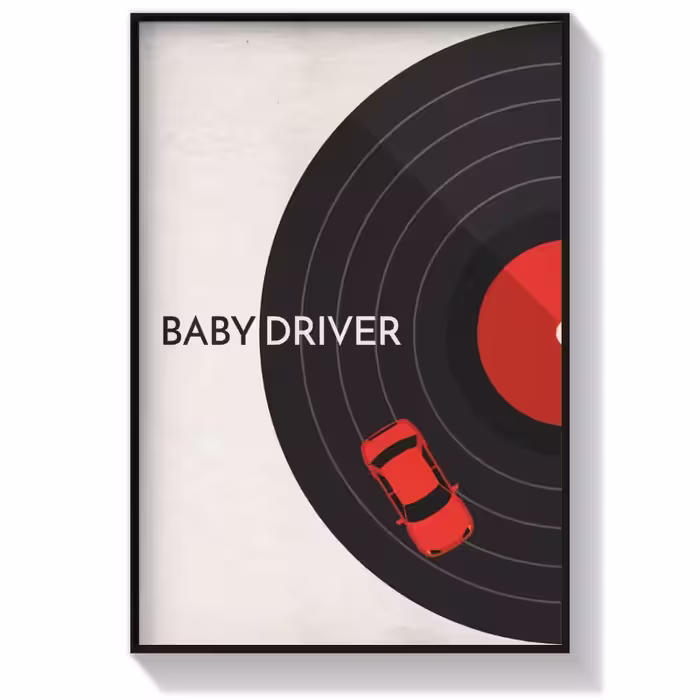تابلو دکوراتیو سینمایی طرح فیلم Baby Driver